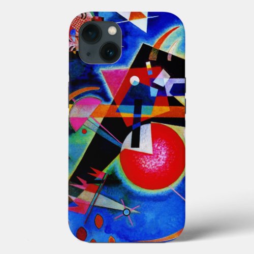 Kandinsky in Blue Abstract Painting iPhone 13 Case