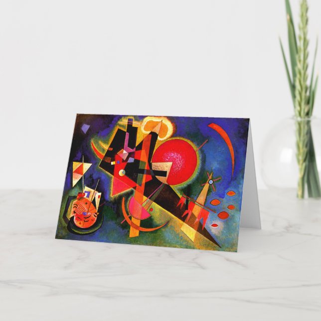 Kandinsky - In Blue, famous artwork Card (Front)