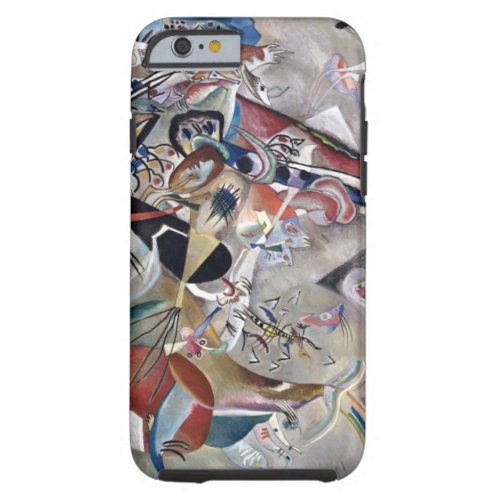 Kandinsky In Gray Abstract Painting Tough iPhone 6 Case