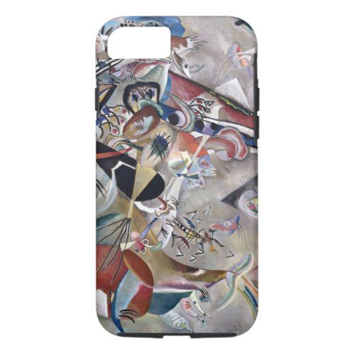 Kandinsky In Gray Abstract Painting iPhone 87 Case