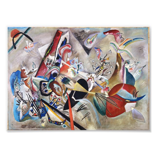 Kandinsky In Gray Photo Print (Front)