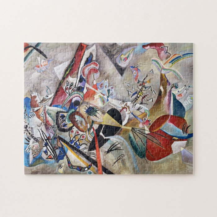 Kandinsky In Gray Puzzle