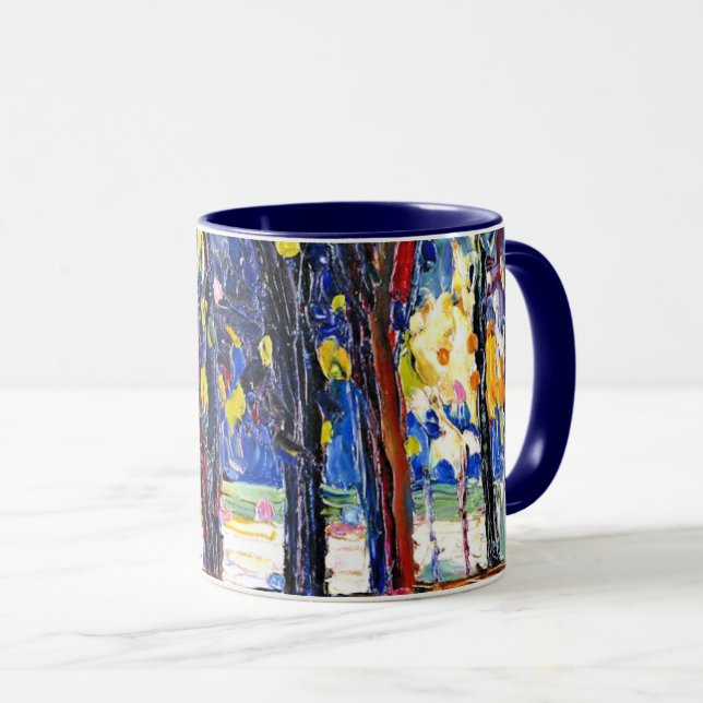 Kandinsky - In the Park of St. Cloud - Autumn Ii Mug (Front Right)