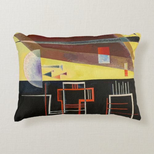 Kandinsky Inner Alliance Abstract Artwork Accent Pillow