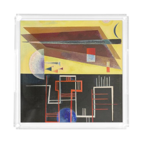 Kandinsky Inner Alliance Abstract Artwork Acrylic Tray