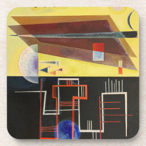 Kandinsky Inner Alliance Abstract Artwork Beverage Coaster