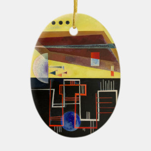 Kandinsky Inner Alliance Abstract Artwork Ceramic Ornament