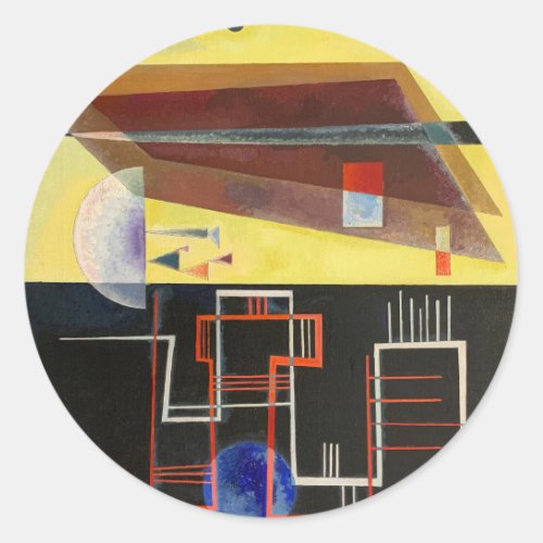 Kandinsky Inner Alliance Abstract Artwork Classic Round Sticker