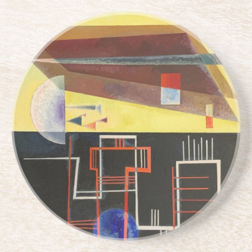 Kandinsky Inner Alliance Abstract Artwork Coaster