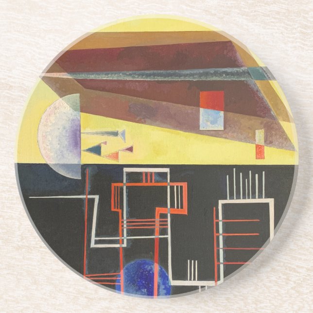 Kandinsky Inner Alliance Abstract Artwork Coaster (Front)