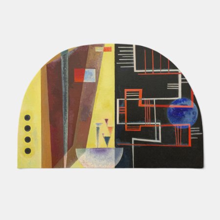 Kandinsky Inner Alliance Abstract Artwork Doormat