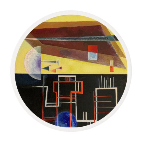 Kandinsky Inner Alliance Abstract Artwork Edible Frosting Rounds