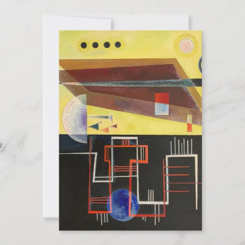 Kandinsky Inner Alliance Abstract Artwork Holiday Card