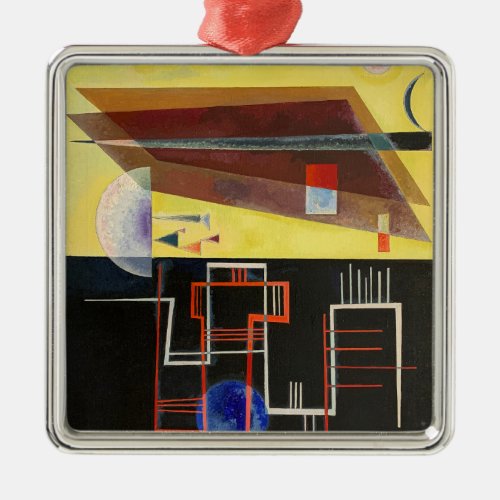 Kandinsky Inner Alliance Abstract Artwork Metal Ornament
