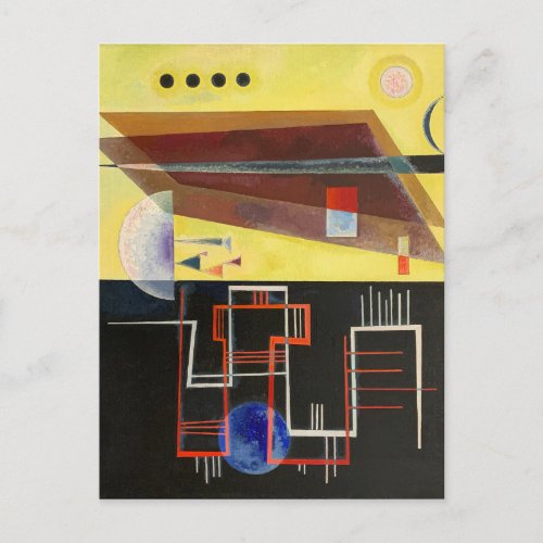 Kandinsky Inner Alliance Abstract Artwork Postcard
