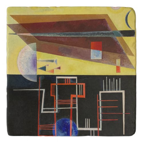 Kandinsky Inner Alliance Abstract Artwork Trivet