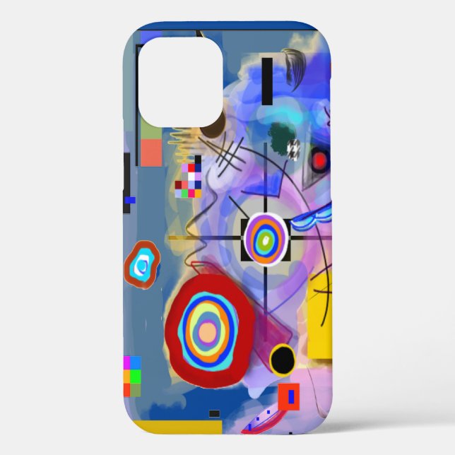 Kandinsky inspired IPhone 12 Case (Back)