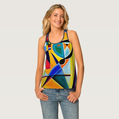 Kandinsky Inspired Racerback Tank Top 