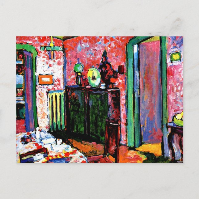 Kandinsky: Interior, My Dining Room,  Postcard (Front)