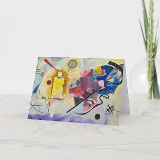Kandinsky - Jaune Rouge Bleu Card