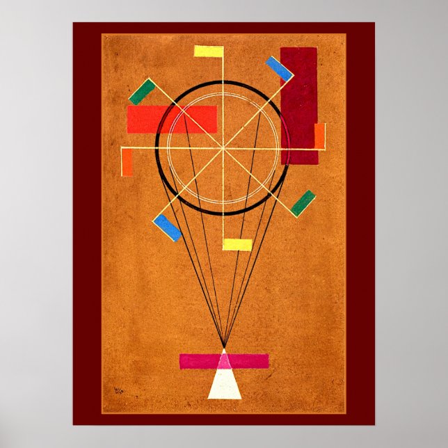 Kandinsky - Jolly, abstract painting, Poster (Front)