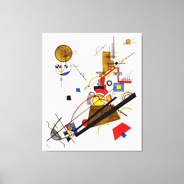KANDINSKY - JOYOUS ASCENT - 1923 - Bauhaus - Canvas Print (Front)