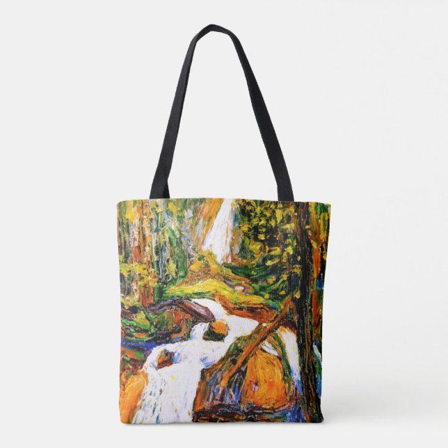 Kandinsky - Kochel - Waterfall I Tote Bag (Back)