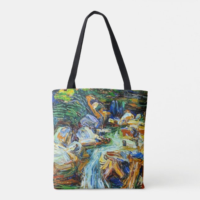 Kandinsky - Kochel - Waterfall II Tote Bag (Back)