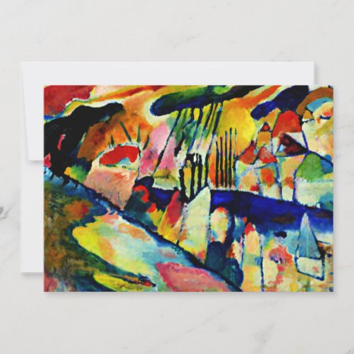 Kandinsky _ Landscape with Rain Card