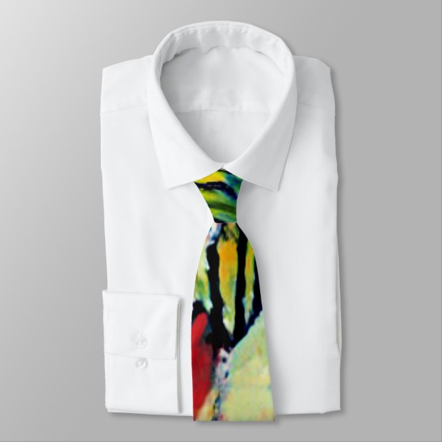Kandinsky - Landscape with Rain  Neck Tie (Tied)