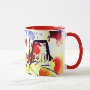 Kandinsky - Landscape with Red Spots Mug