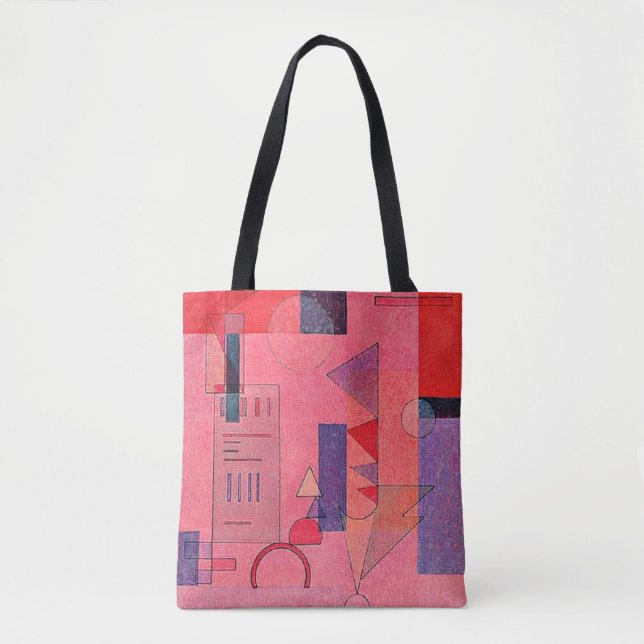 Kandinsky - Layered, colorful painting, Tote Bag (Front)