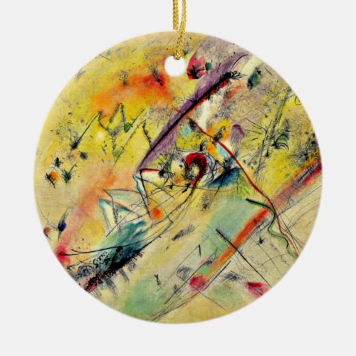 Kandinsky _ Light Picture  Ceramic Ornament