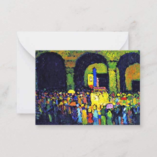 Kandinsky - Ludwigkirche in Murnau Note Card (Front)