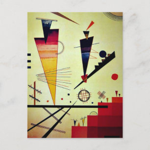 Kandinsky - Merry Structure Postcard