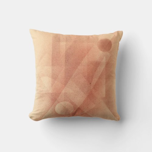 Kandinsky _ Mildes Rosa abstract artwork Throw Pillow