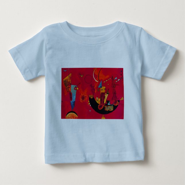 Kandinsky Mit und Gegen Baby T-Shirt (Front)