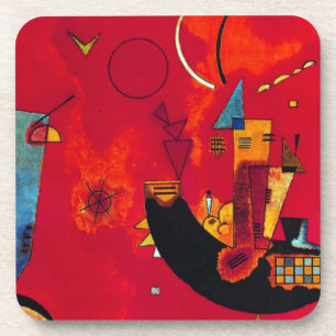 Kandinsky Mit und Gegen Beverage Coaster