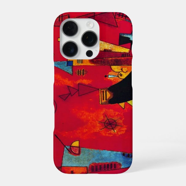 Kandinsky Mit und Gegen Iphone Case (Back)