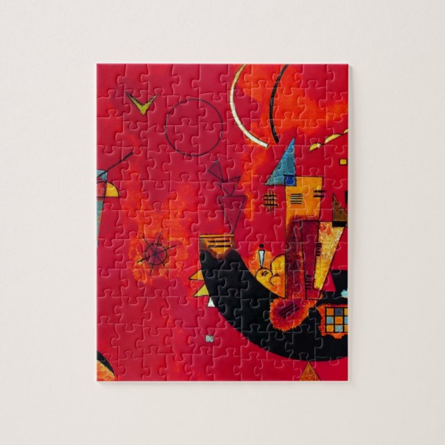 Kandinsky Mit und Gegen Jigsaw Puzzle (Vertical)