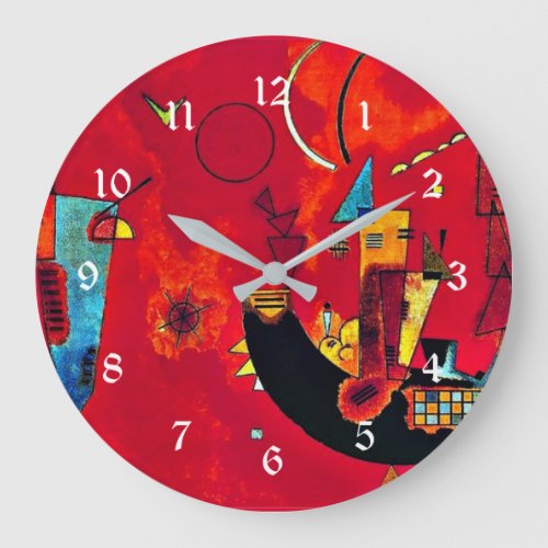 Kandinsky _ Mit und Gegen With and Against Large Clock