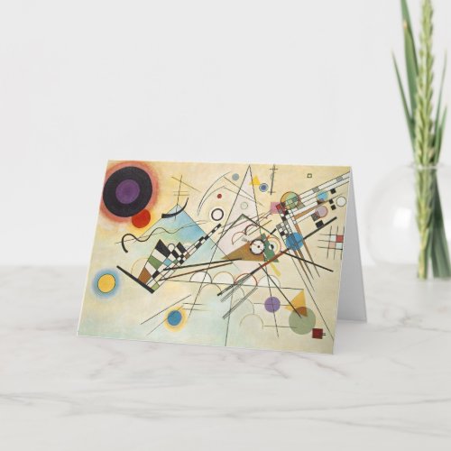 Kandinsky Modern Absract Expressionist Artwork Card