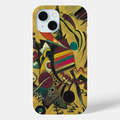 Kandinsky Modern Absract Expressionist Artwork iPhone 15 Case