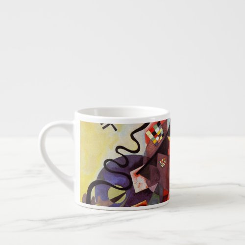Kandinsky Modern Absract Expressionist Artwork Espresso Cup