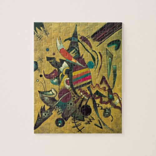 Kandinsky Modern Absract Expressionist Artwork Jigsaw Puzzle