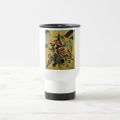 Kandinsky Modern Absract Expressionist Artwork Travel Mug