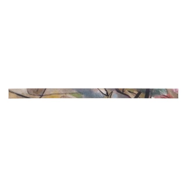 Kandinsky Modern Abstract Artwork Satin Ribbon (Front)
