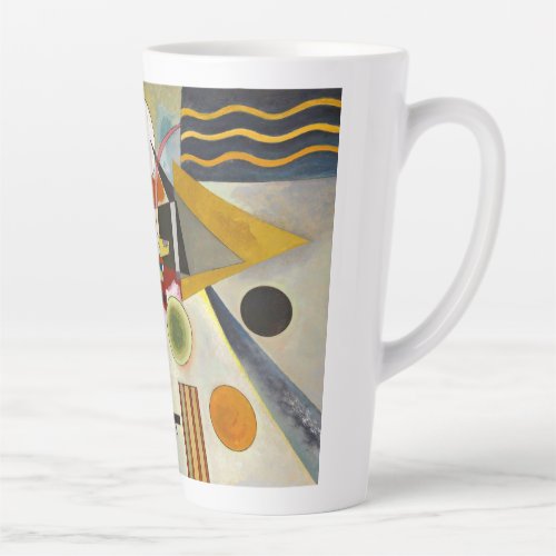 Kandinsky Modern Abstract Colorful Artwork Latte Mug