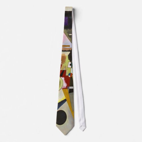 Kandinsky Modern Abstract Colorful Artwork Neck Tie