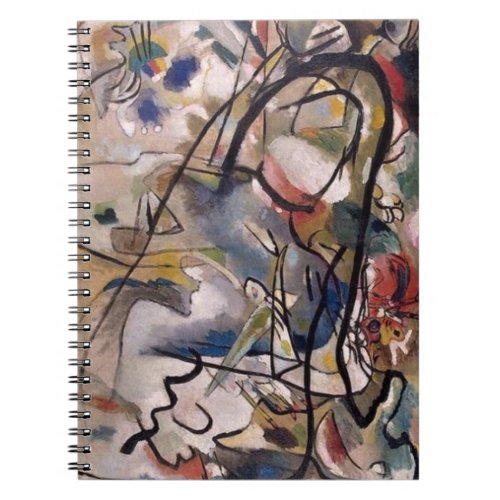 Kandinsky Modern Abstract Colorful Artwork Notebook